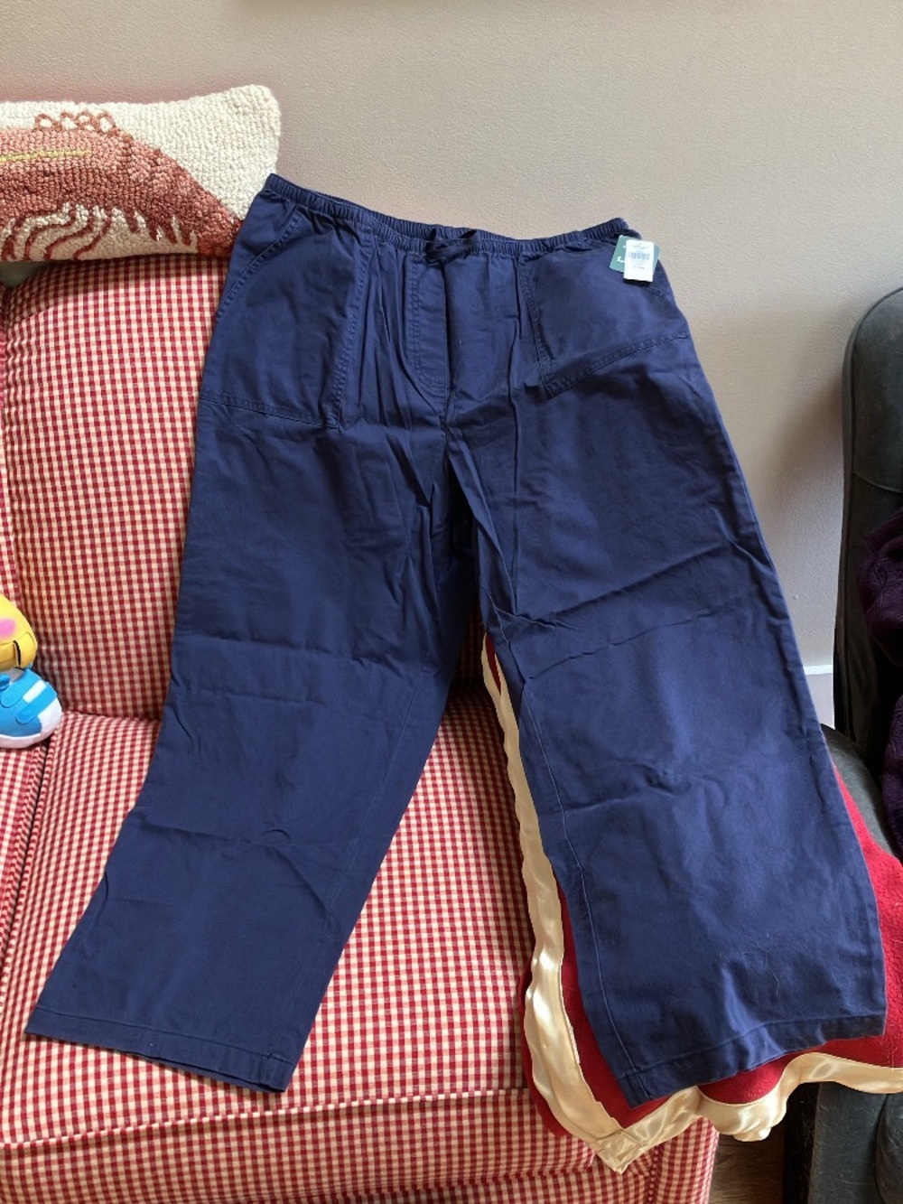 NEW WITH TAGS L.L. Bean Sunwashed Canvas Pant size XL Regular